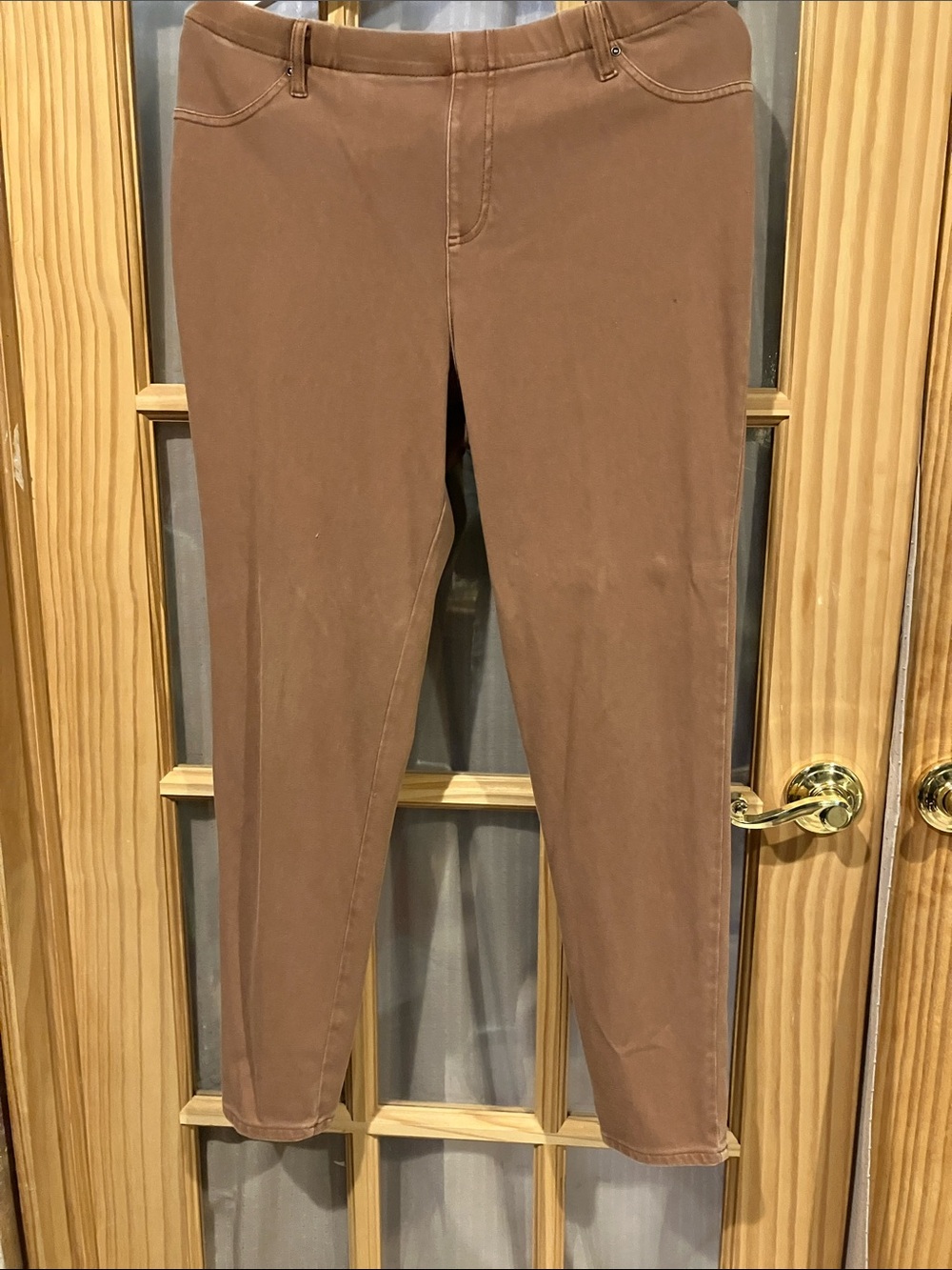 Time and Tru Straight Leg Pants in Brown